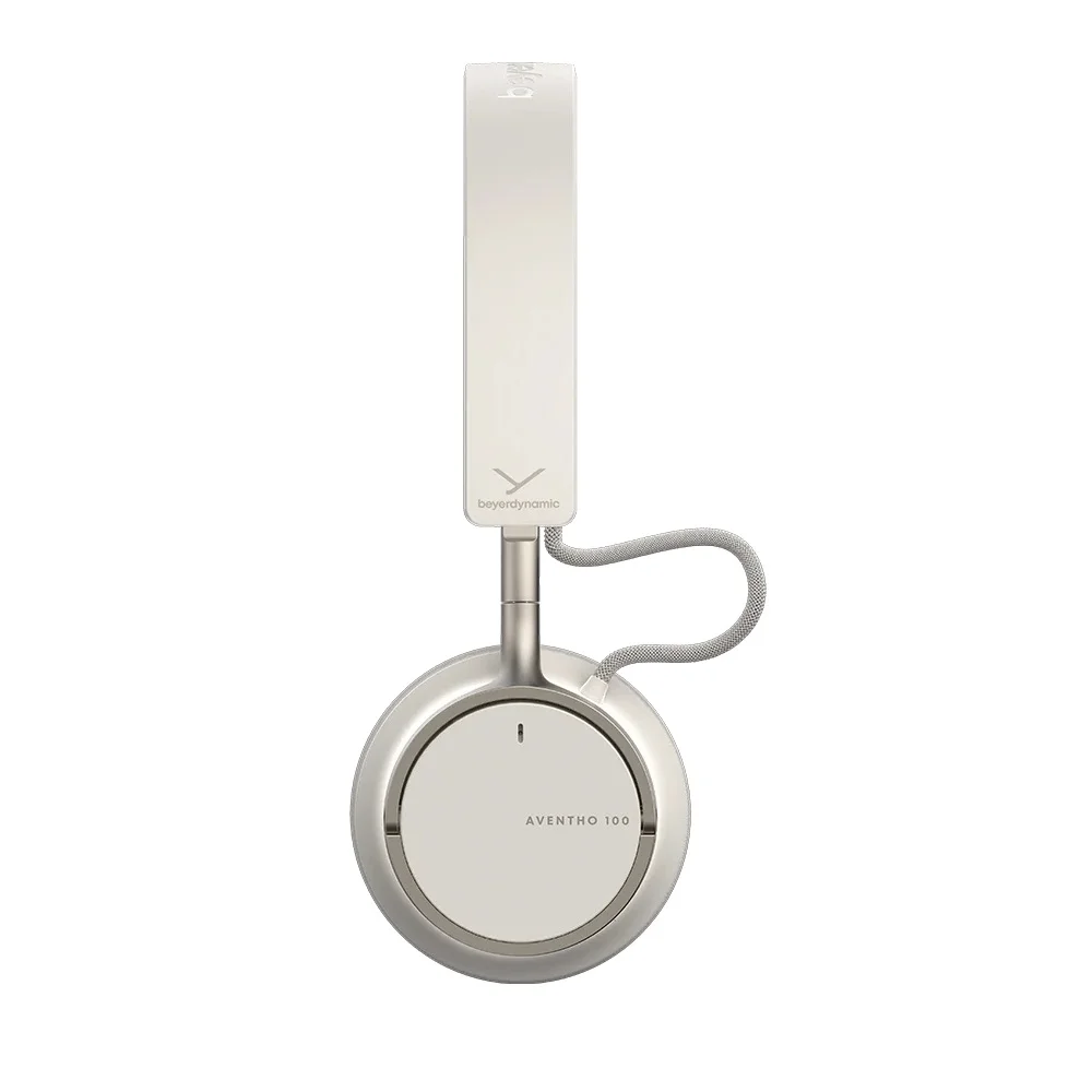 Beyerdynamic AVENTHO 100 Wired/Wireless Bluetooth Noise-Cancelling On-Ear Headphone with Mic - Cream