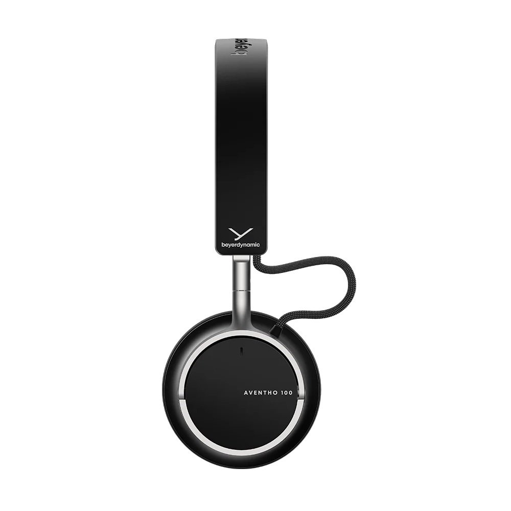 Beyerdynamic AVENTHO 100 Wired/Wireless Bluetooth Noise-Cancelling On-Ear Headphone with Mic - Black