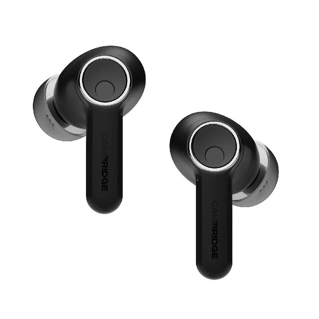 Cambridge Audio Melomania A100 10mm Driver (1DD) True Wireless Bluetooth Noise-Cancelling In-Ear Earphone with Mic - Black