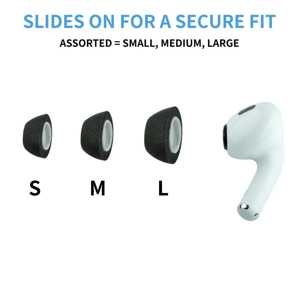 Comply TrueGrip MAX Foam Ear Tips for Apple Airpods Pro Generation 1 & 2