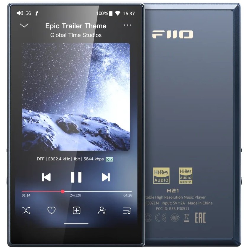 FiiO M21 MQA Digital Audio Player - Dark Blue