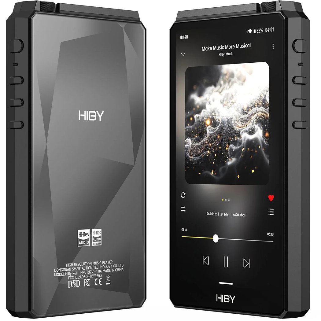 HiBy R6 III 2025 MQA Digital Audio Player - Black