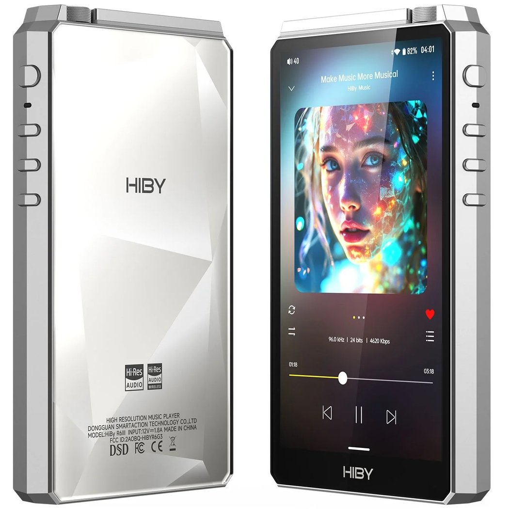 HiBy R6 III 2025 MQA Digital Audio Player - Sliver