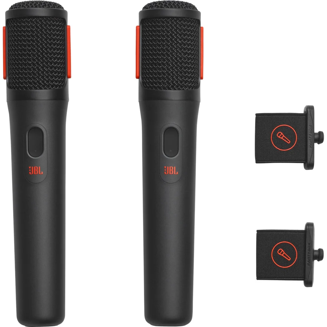 JBL PartyBox Encore 2 with dual wireless microphones