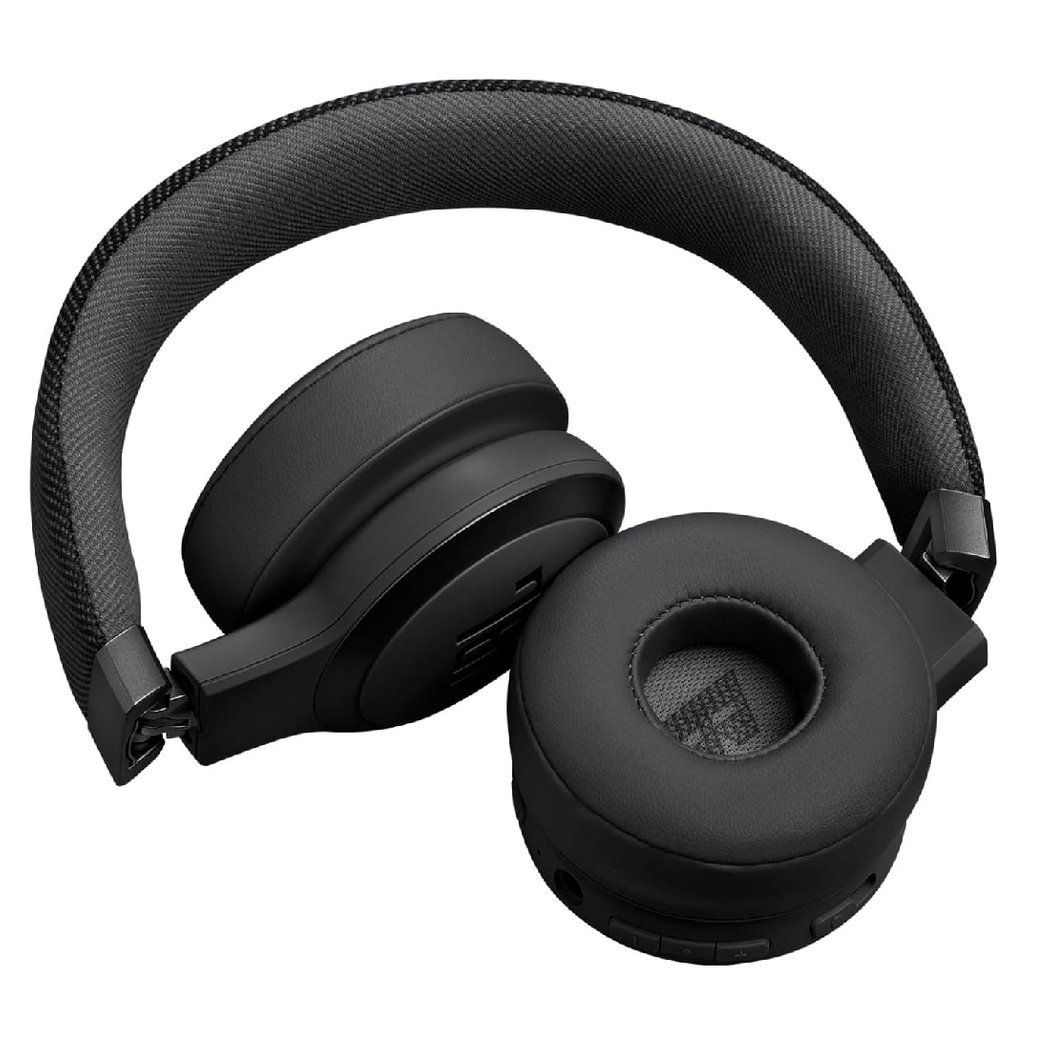 JBL Live 670NC Wireless Bluetooth Noise-Cancelling On-Ear Headphone with Mic - Black