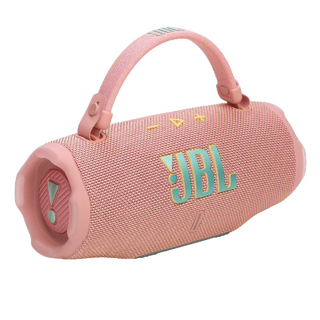 JBL Charge 6 Waterproof Wireless Bluetooth Portable Speaker - Pink