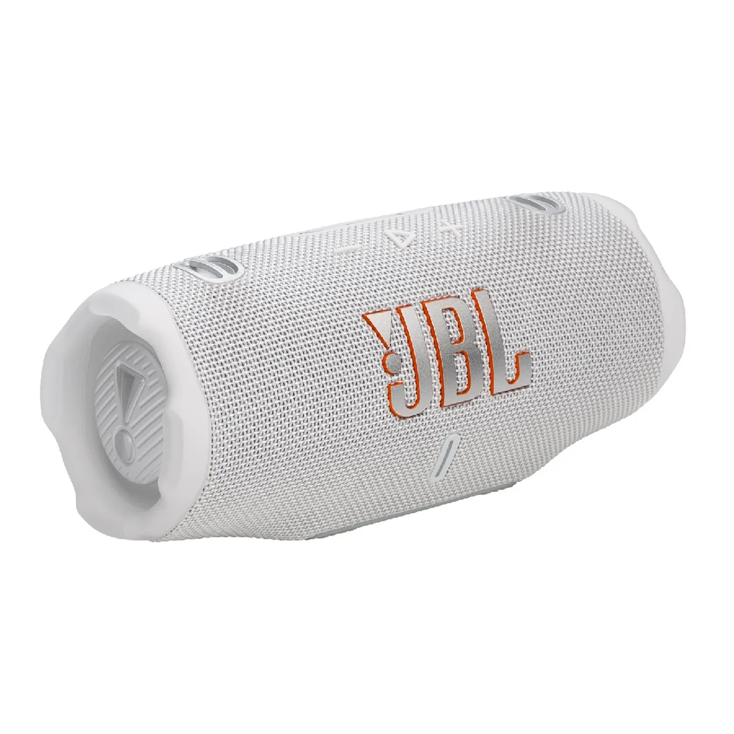 JBL Charge 6 Wireless Bluetooth Waterproof Portable Speaker (White)