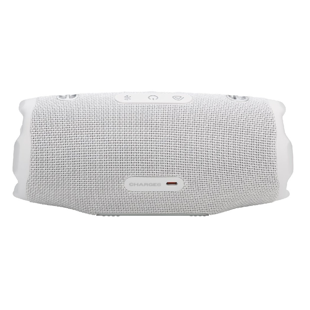 JBL Charge 6 Waterproof Wireless Bluetooth Portable Speaker - White