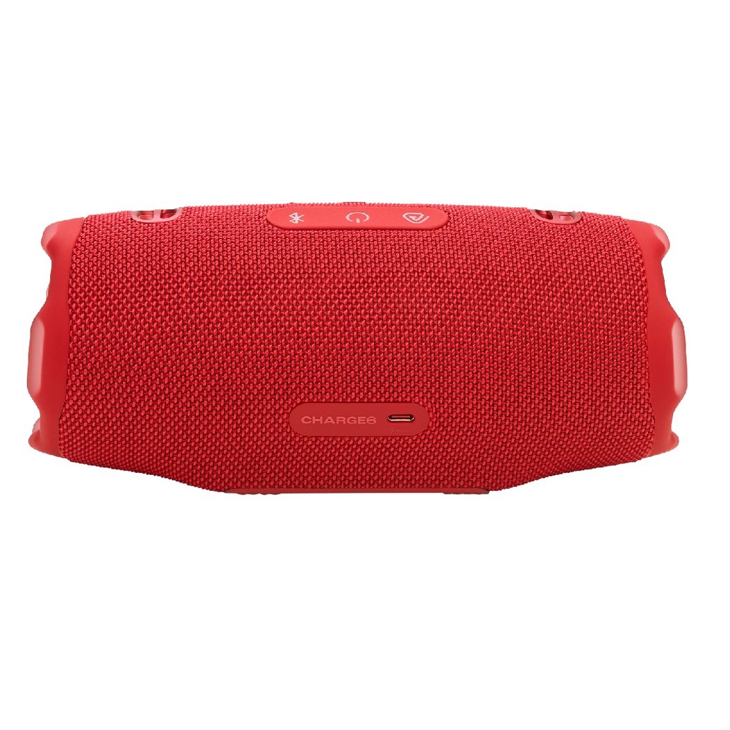 JBL Charge 6 Waterproof Wireless Bluetooth Portable Speaker - Red