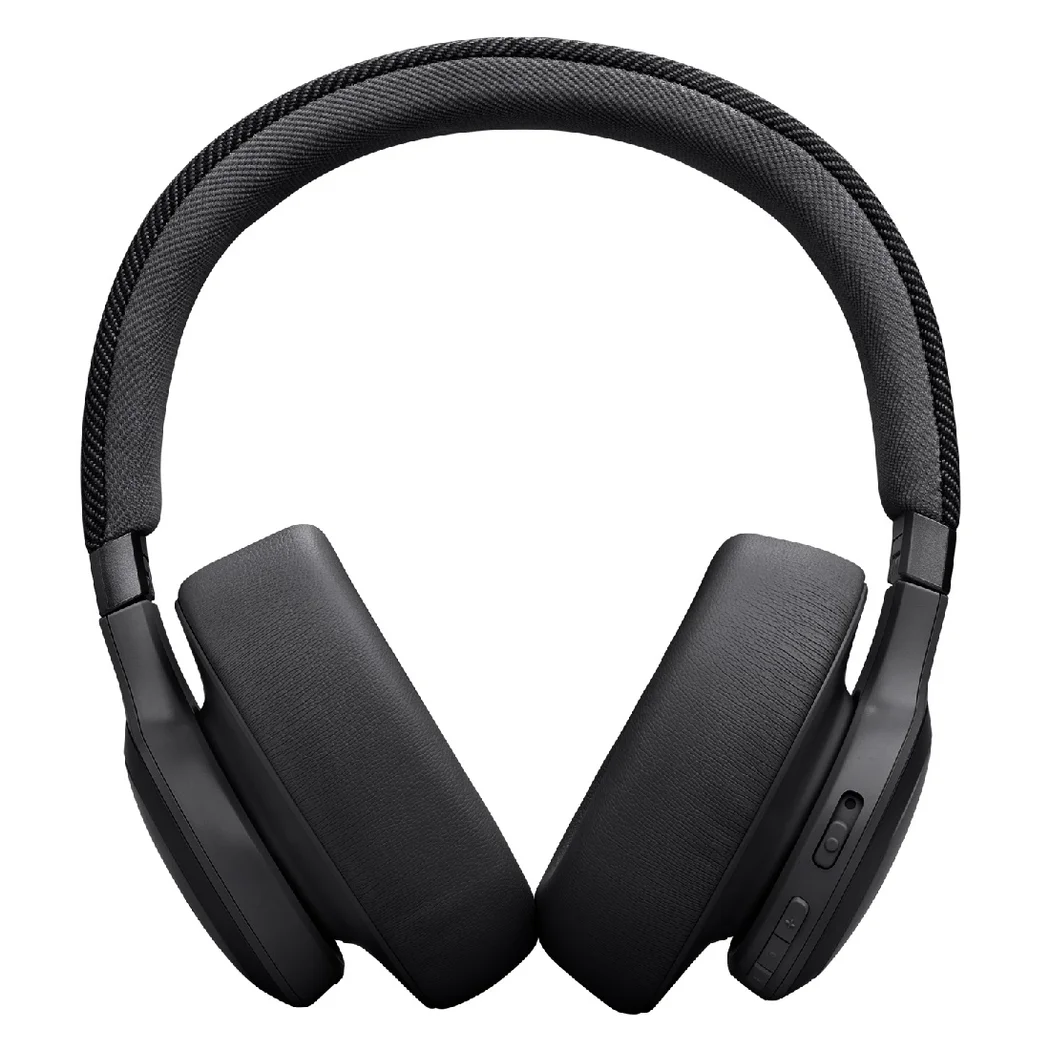 JBL Live 770NC Wired/Wireless Bluetooth Noise-Cancelling Over-Ear Headphone with Mic - Black