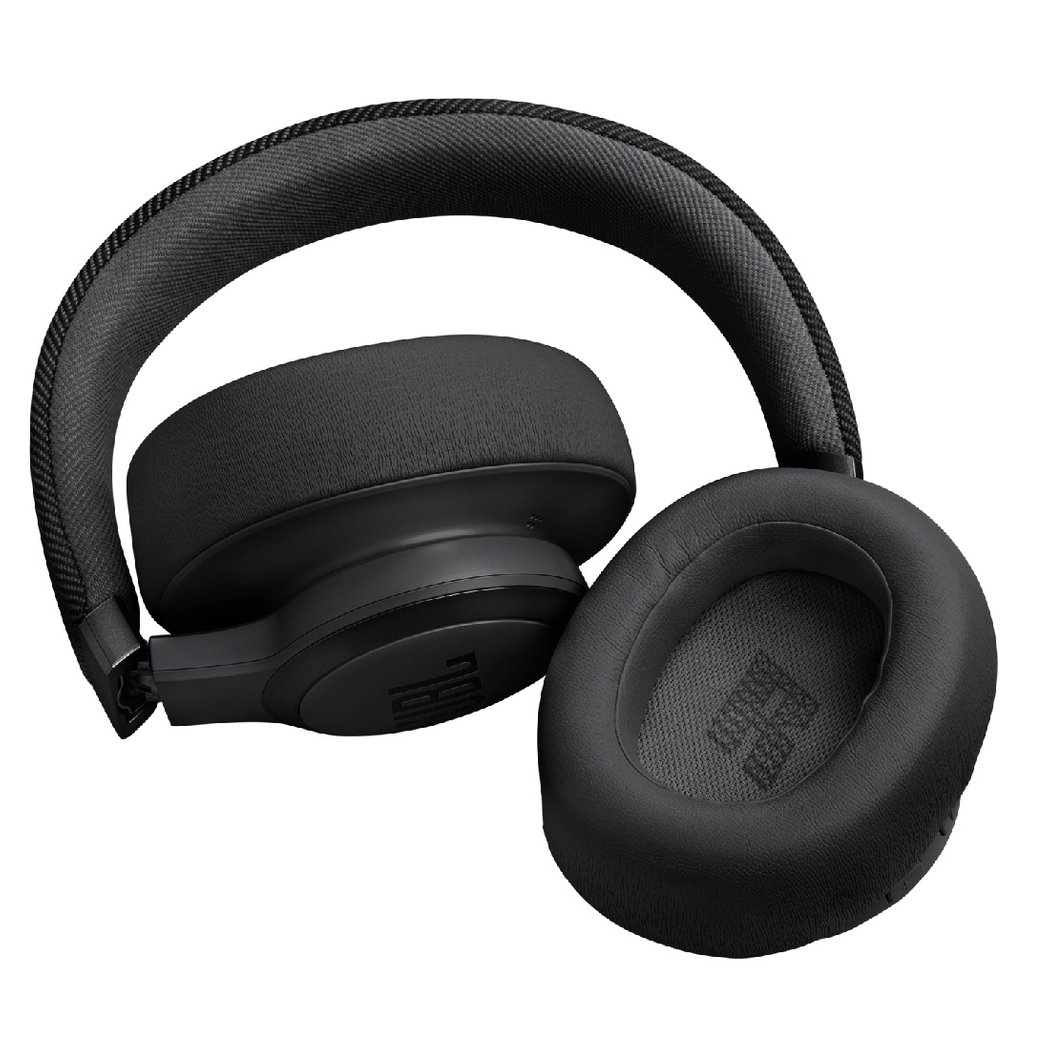 JBL Live 770NC Wireless Bluetooth Noise-Cancelling Over-Ear Headphone with Mic - Black