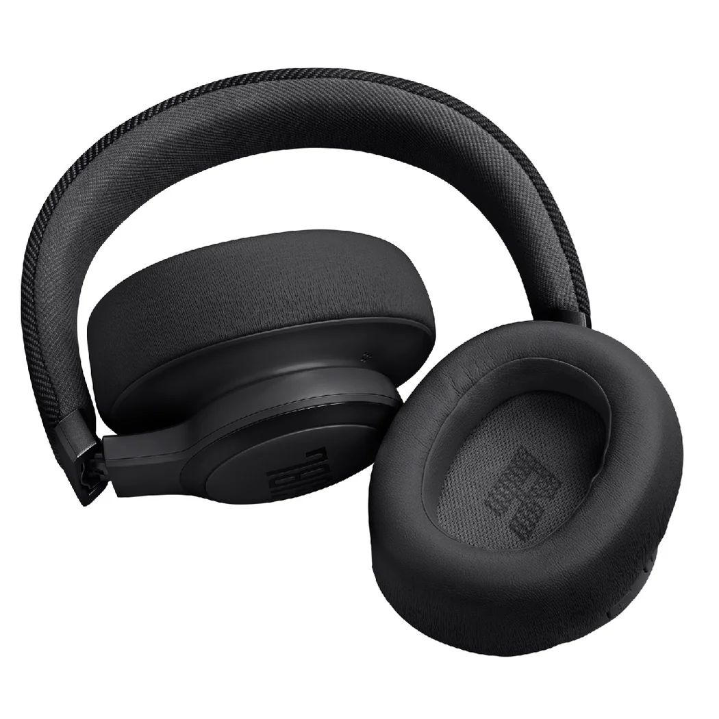 JBL Live 770NC Wired/Wireless Bluetooth Noise-Cancelling Over-Ear Headphone with Mic - Black