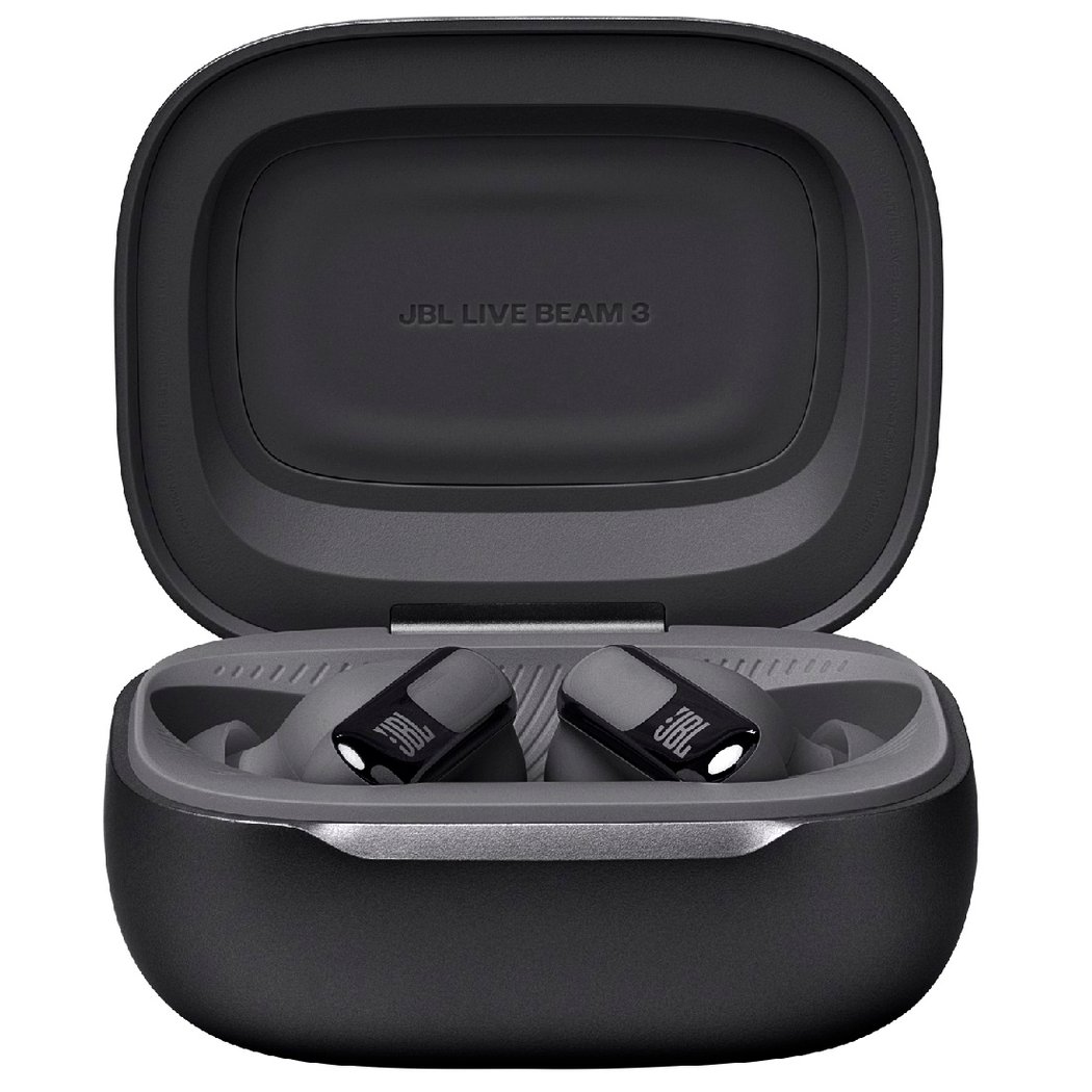 JBL Live Beam 3 True Wireless Bluetooth Noise-Cancelling In-Ear Earphone with Mic - Black