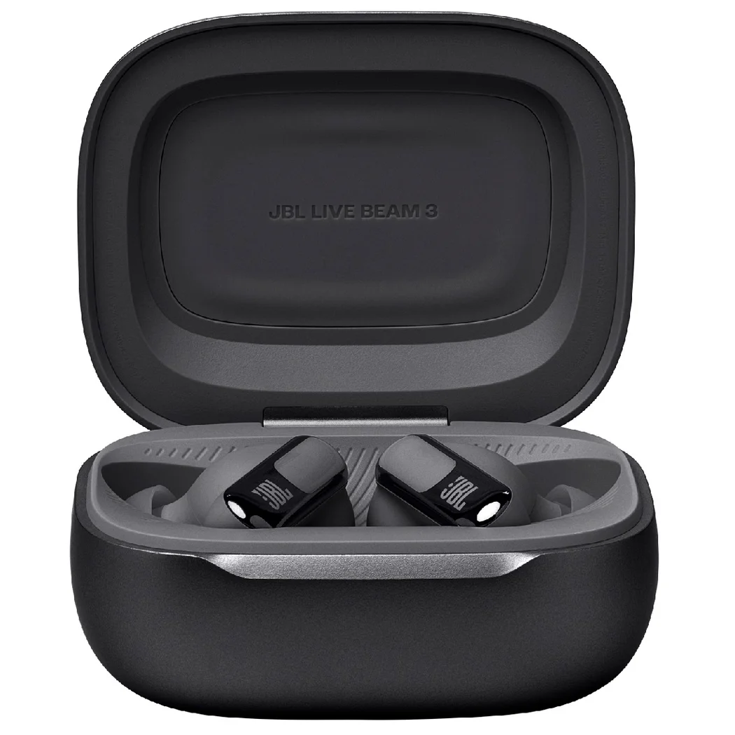 JBL Live Beam 3 True Wireless Bluetooth Noise-Cancelling In-Ear Earphone with Mic - Black