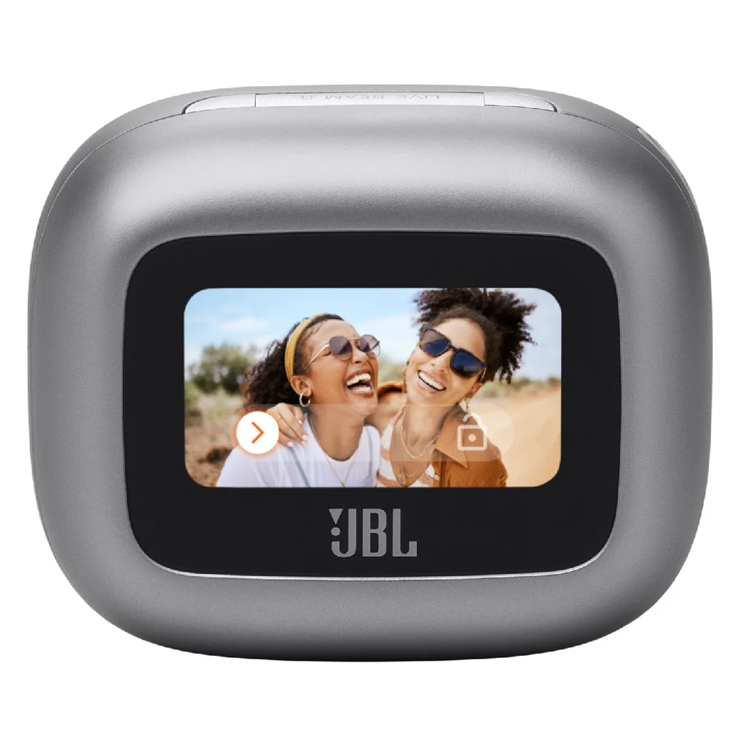 JBL Live Beam 3 True Wireless Bluetooth Noise-Cancelling In-Ear Earphone with Mic - Silver