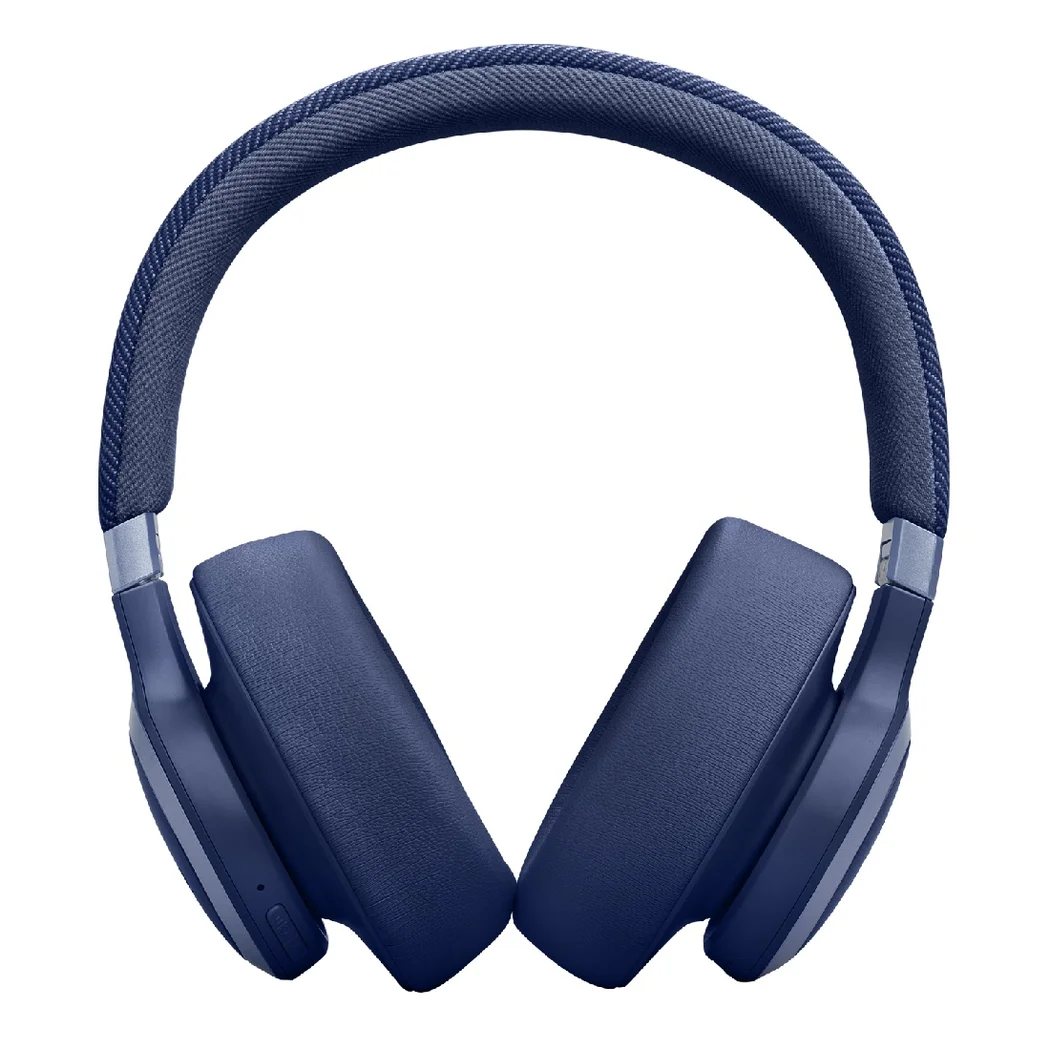 JBL Live 770NC Wired/Wireless Bluetooth Noise-Cancelling Over-Ear Headphone with Mic - Blue