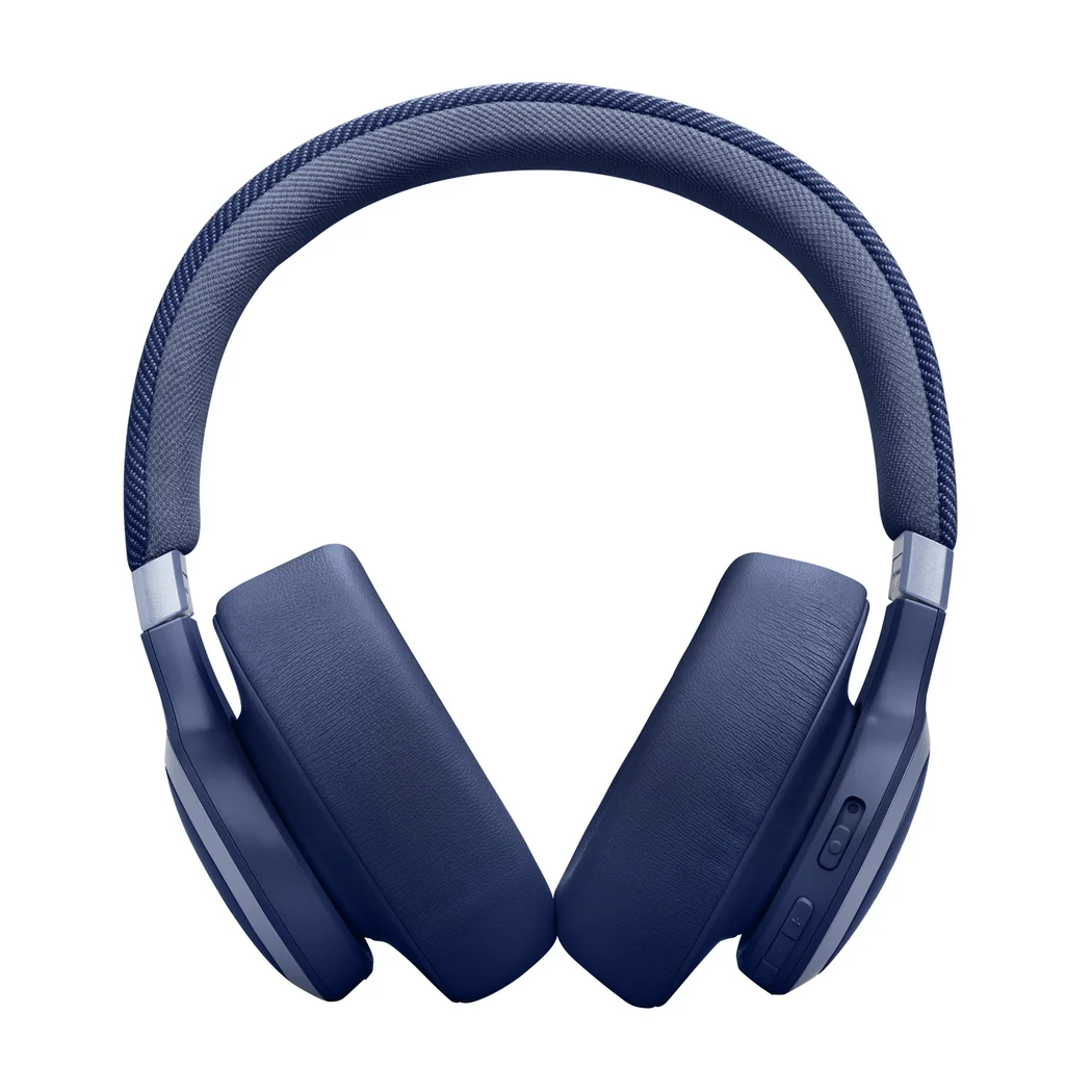 JBL Live 770NC Wired/Wireless Bluetooth Noise-Cancelling Over-Ear Headphone with Mic - Blue
