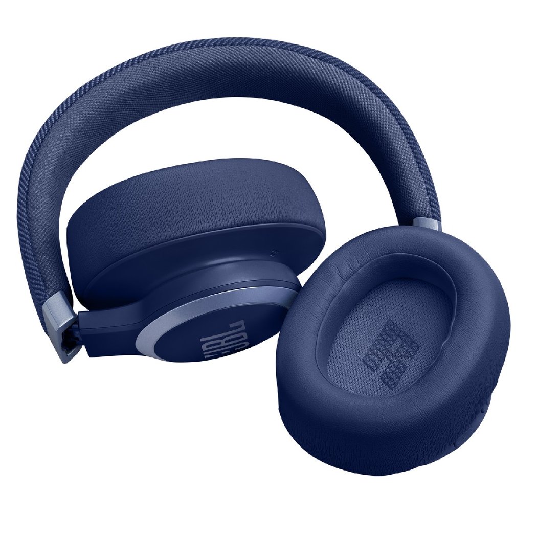 JBL Live 770NC Wireless Bluetooth Noise-Cancelling Over-Ear Headphone with Mic - Blue