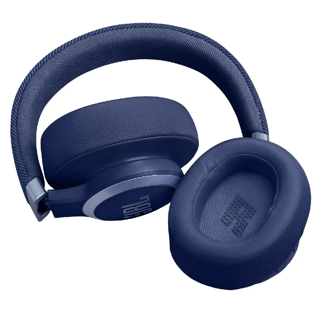 JBL Live 770NC Wired/Wireless Bluetooth Noise-Cancelling Over-Ear Headphone with Mic - Blue