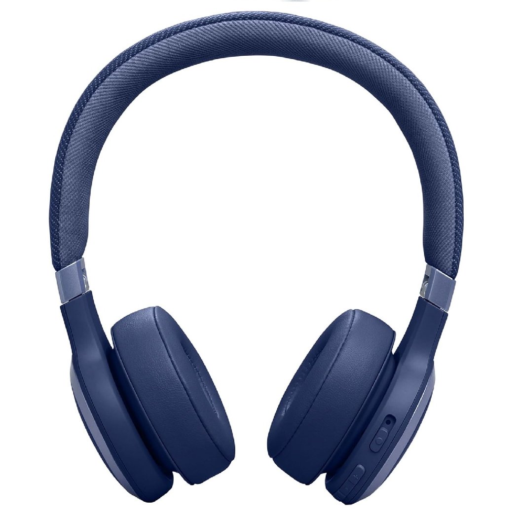 JBL Live 670NC Wireless Bluetooth Noise-Cancelling On-Ear Headphone with Mic - Blue