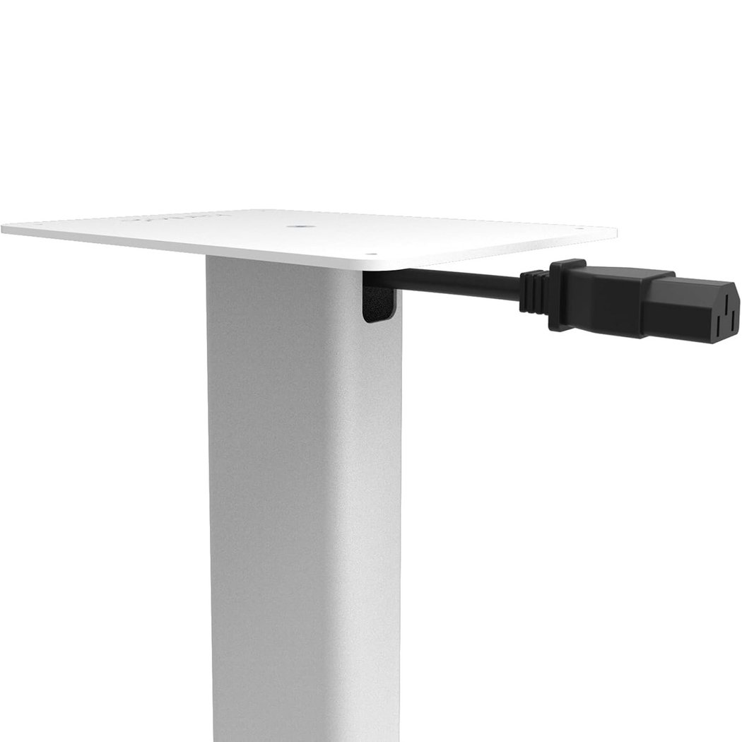Kanto ST34 (Matte White) Floor Stands with MDF Base