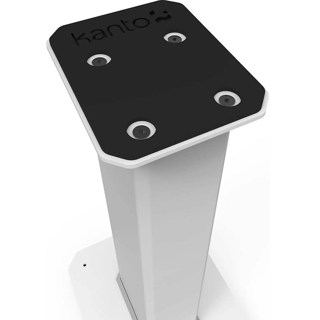 Kanto SX22 SX22W audiophile fillable floor speaker stands (Matte White)
