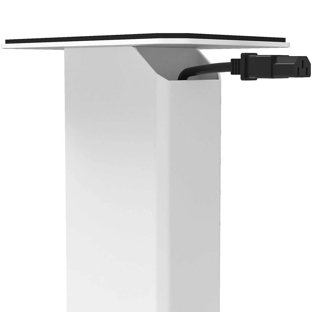 Kanto SX22 SX22W audiophile fillable floor speaker stands (Matte White)