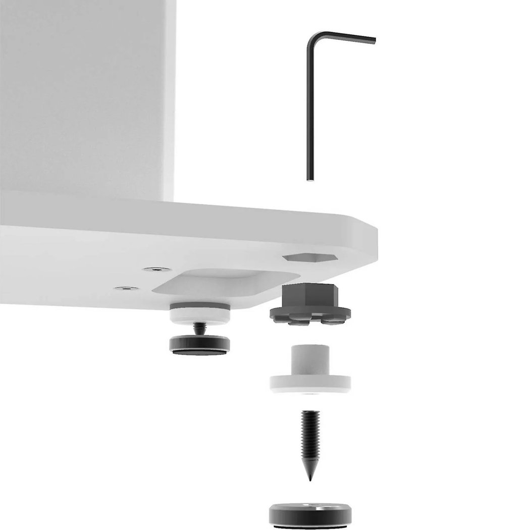 Kanto SX22 SX22W audiophile fillable floor speaker stands (Matte White)