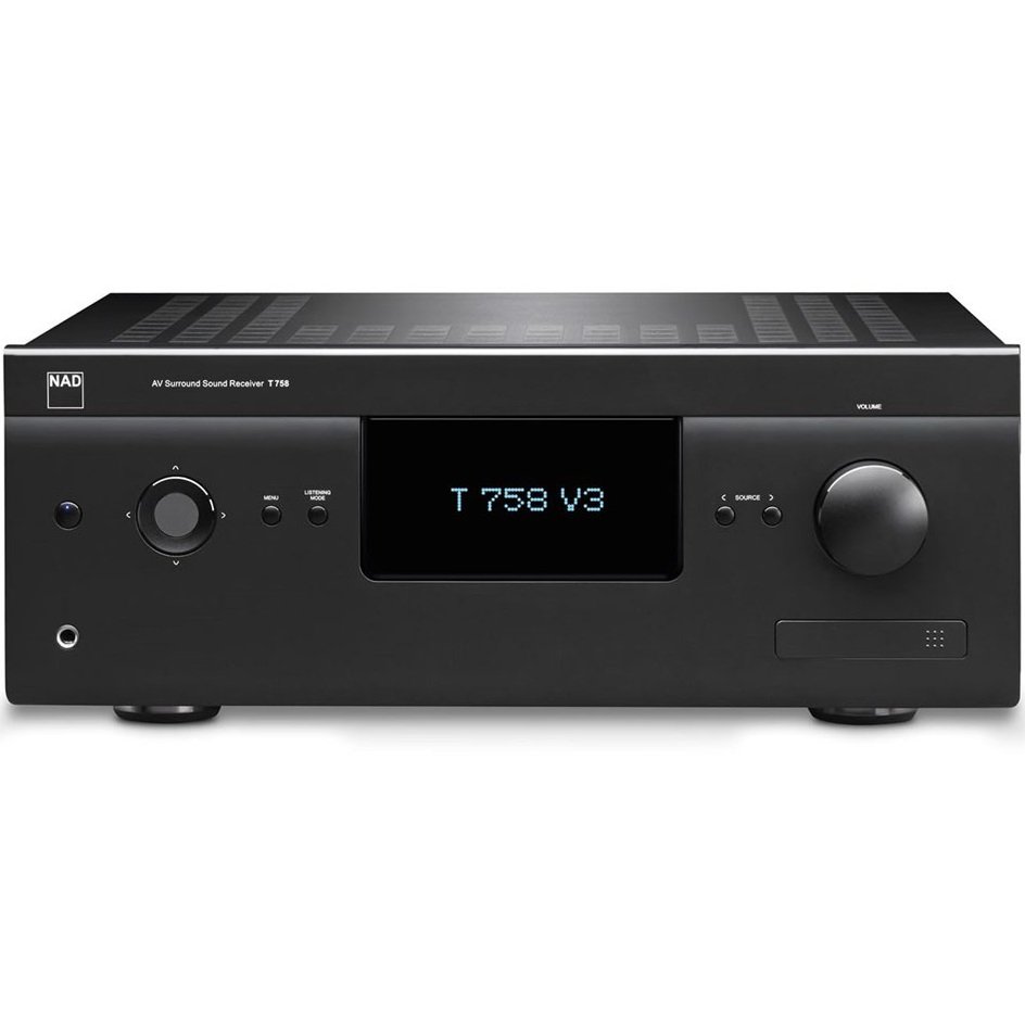 NAD T 758 V3i MQA 7.1 Channel 4K Hi-Fi Network AV Receiver (with Dolby Atmos, DTS:X)