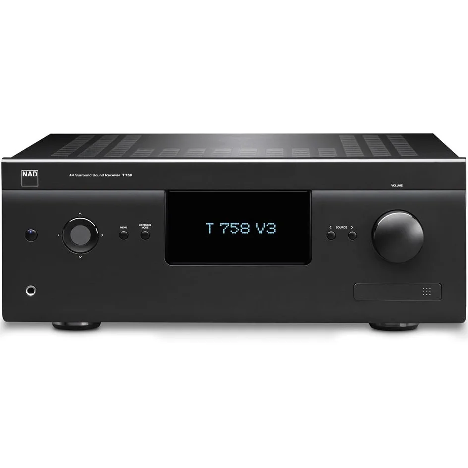 NAD T 758 V3i MQA 7.1 Channel 4K Hi-Fi Network AV Receiver (with Dolby Atmos, DTS:X)