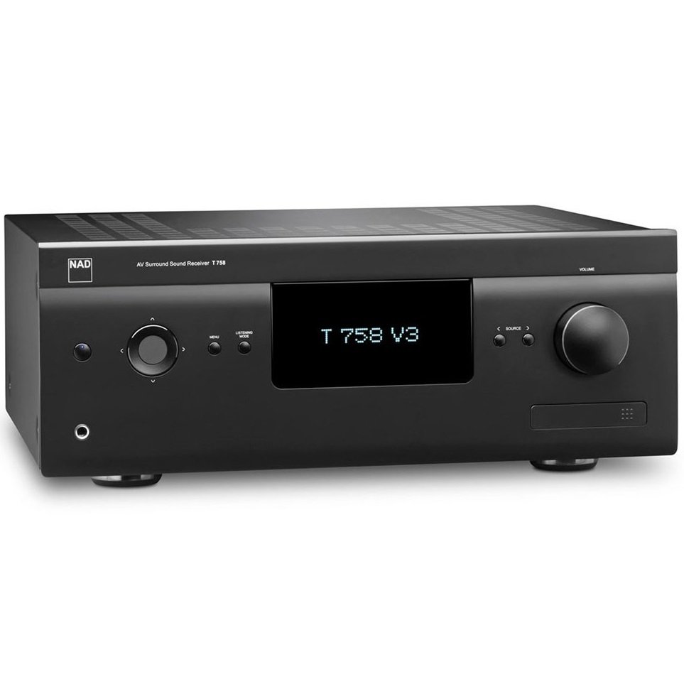 NAD T 758 V3i MQA 7.1 Channel 4K Hi-Fi Network AV Receiver (with Dolby Atmos, DTS:X)