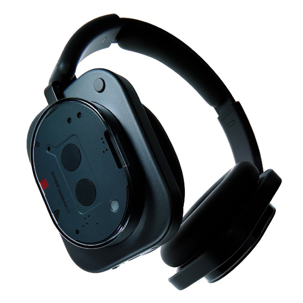 Nothing Headphone (1) Wired/Wireless Bluetooth Noise-Cancelling Over-Ear Headphone with Mic - Black