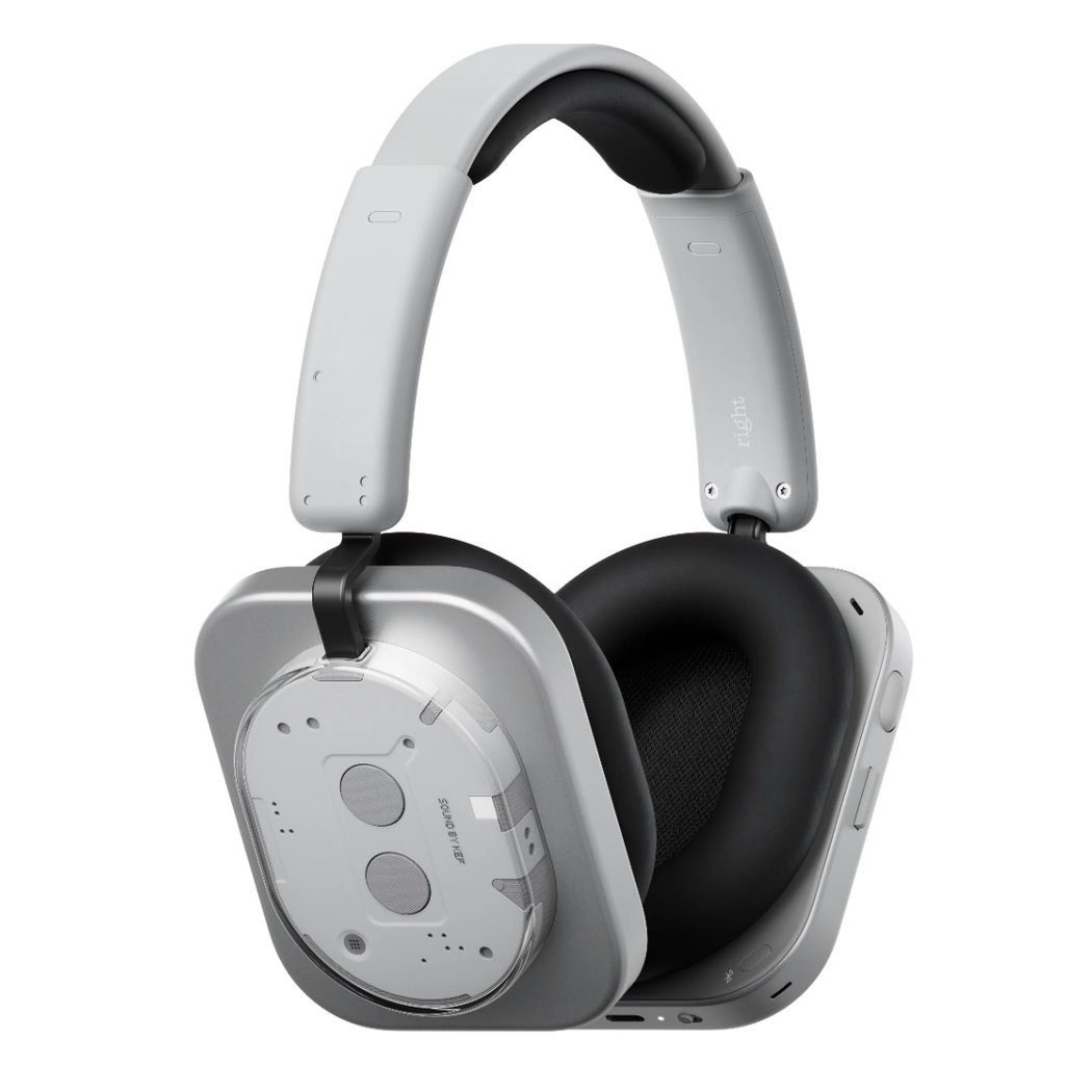 Nothing Headphone (1) Wired/Wireless Bluetooth Noise-Cancelling Over-Ear Headphone with Mic - White