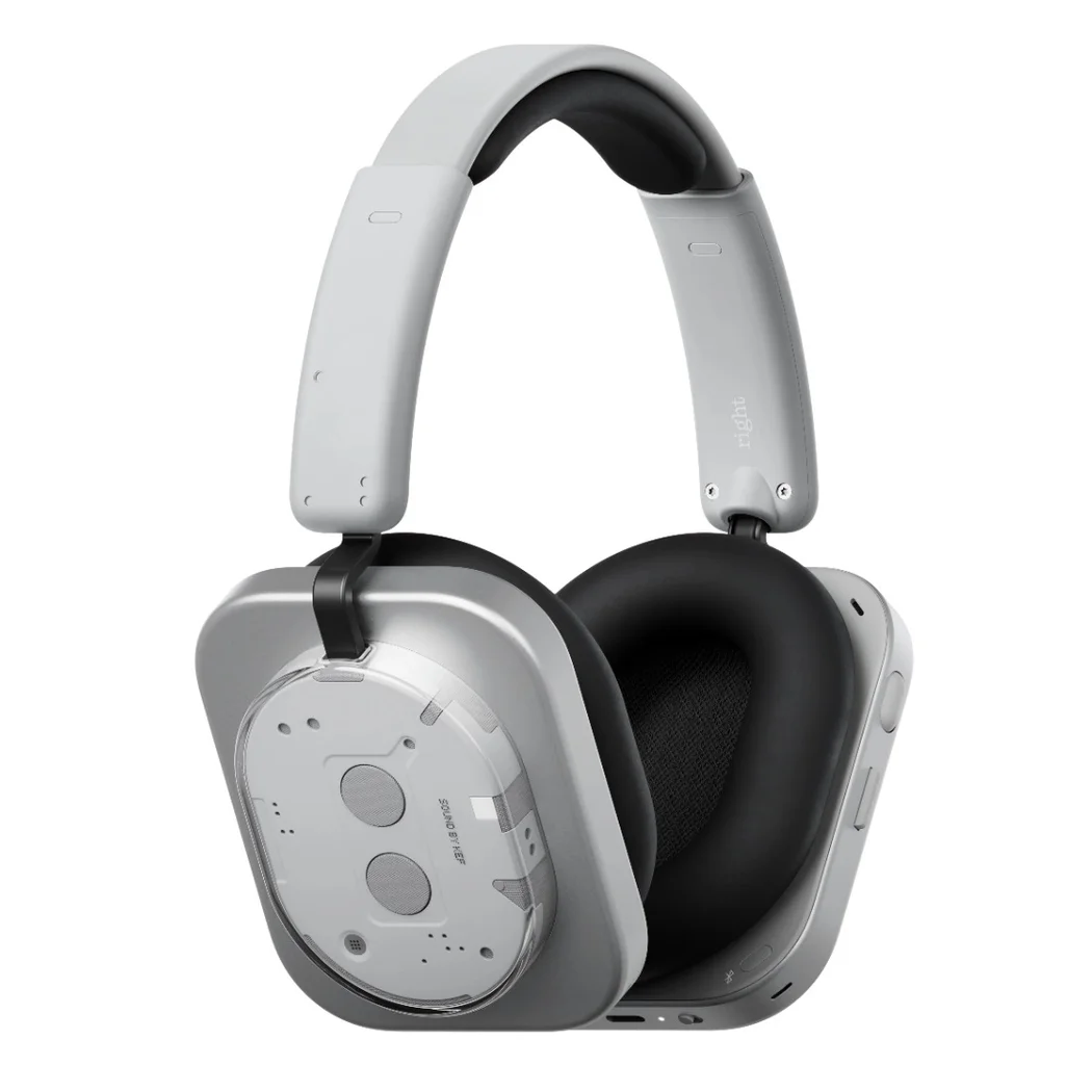 Nothing Headphone (1) Wired/Wireless Bluetooth Noise-Cancelling Over-Ear Headphone with Mic - White