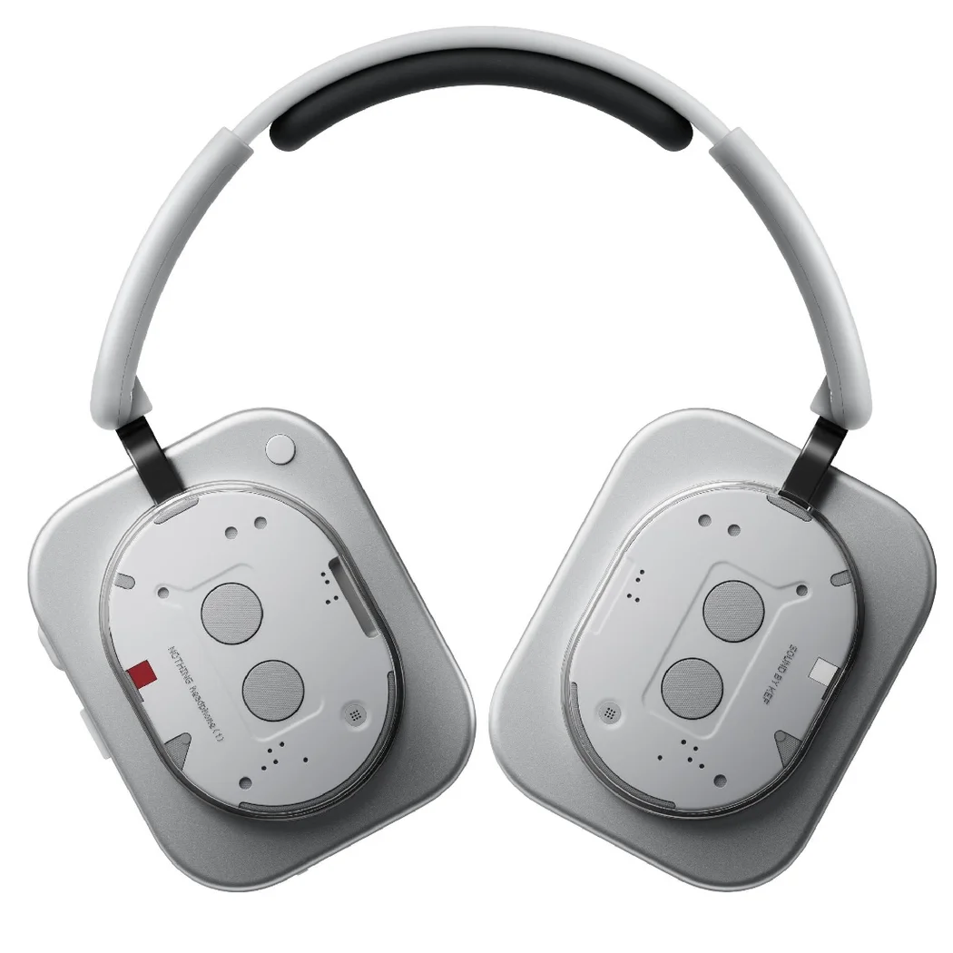 Nothing Headphone (1) Wired/Wireless Bluetooth Noise-Cancelling Over-Ear Headphone with Mic - White