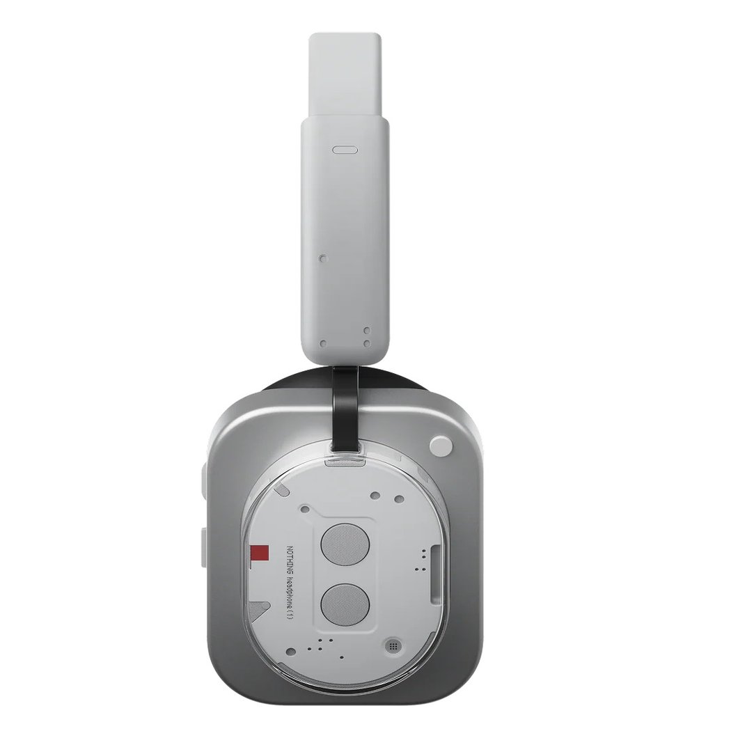Nothing Headphone (1) Wired/Wireless Bluetooth Noise-Cancelling Over-Ear Headphone with Mic - White