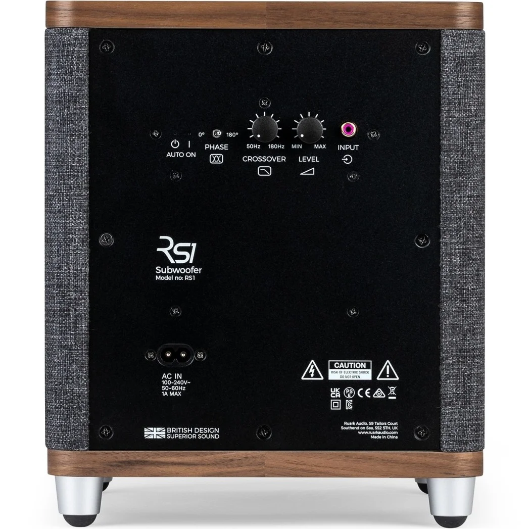 Ruark RS1 Subwoofer (Rich Walnut Veneer)