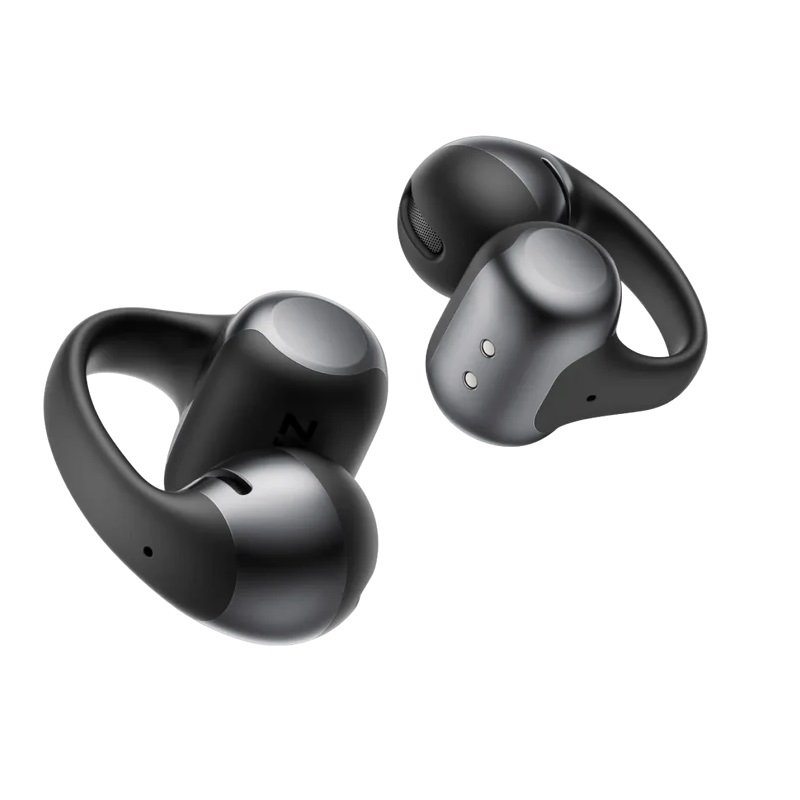 Shokz OpenDots One Wireless Bluetooth Bone Conduction Headset with Boom Mic - Black
