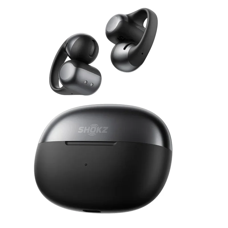 Shokz OpenDots ONE True Wireless Bluetooth Air Conduction Open-Ear Earphone with Mic - Black