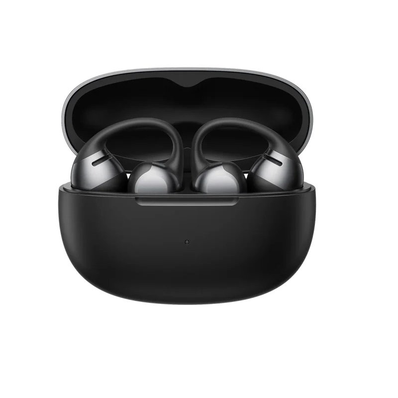 Shokz OpenDots One Wireless Bluetooth Bone Conduction Headset with Boom Mic - Black