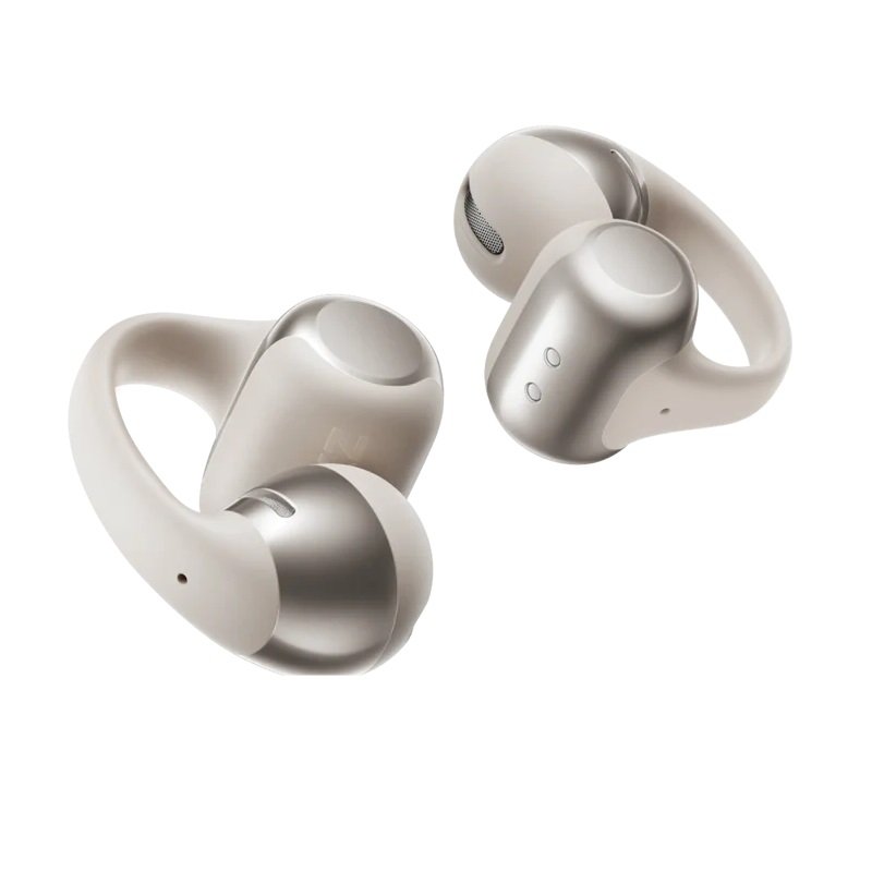 Shokz OpenDots One Wireless Bluetooth Bone Conduction Headset with Boom Mic - Grey