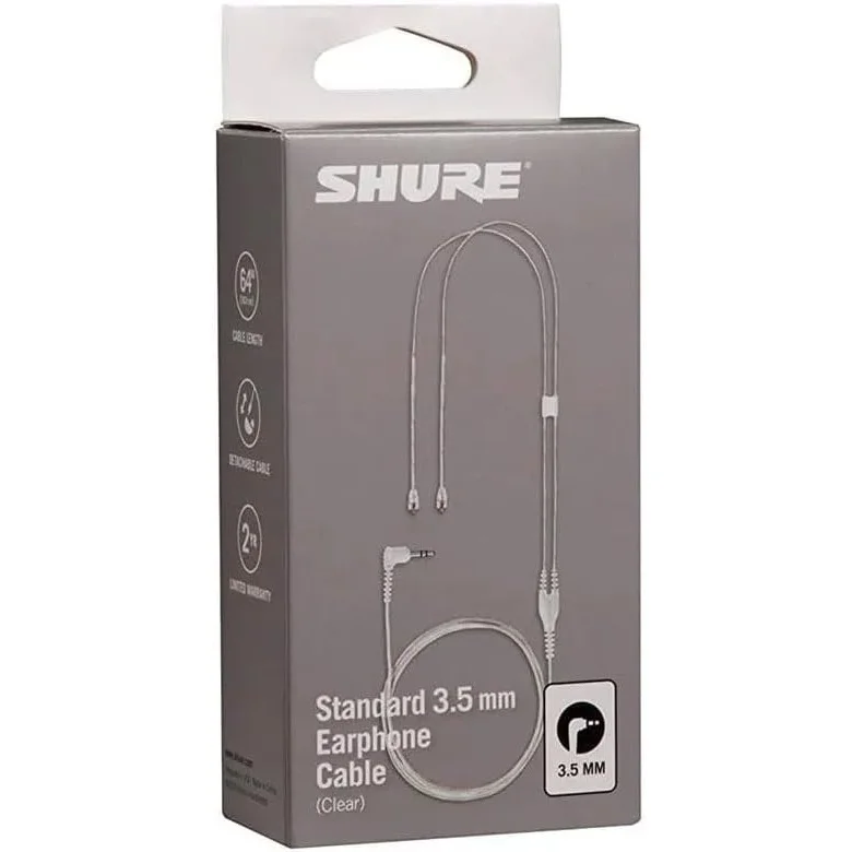 Shure EAC64CL replacement SE cable MMCX (Clear)