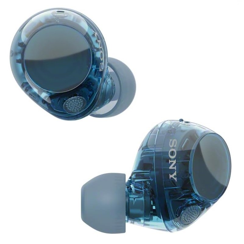 Sony WF-C710N True Wireless Bluetooth Noise-Cancelling In-Ear Earphone with Mic - Glass Blue