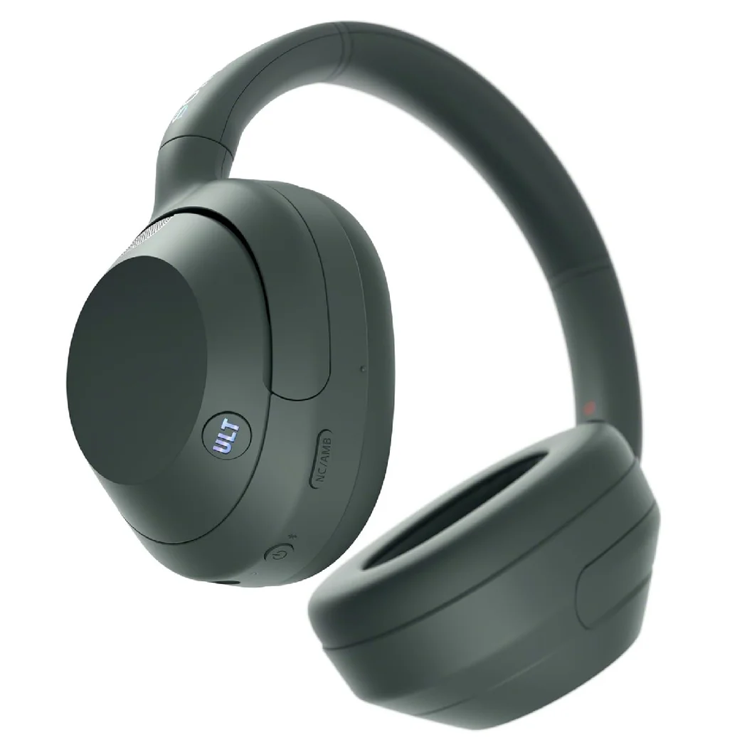 Sony ULT WEAR WH-ULT900N Wired/Wireless Bluetooth Noise-Cancelling Over-Ear Headphone with Mic - Forest Grey