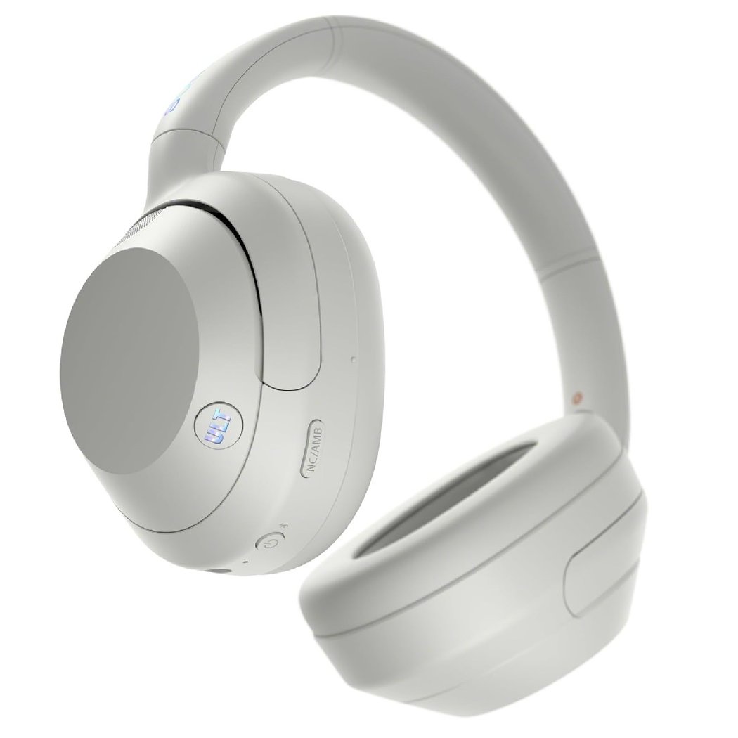 Sony ULT WEAR WH-ULT900N Wired/Wireless Bluetooth Noise-Cancelling Over-Ear Headphone with Mic - Off White