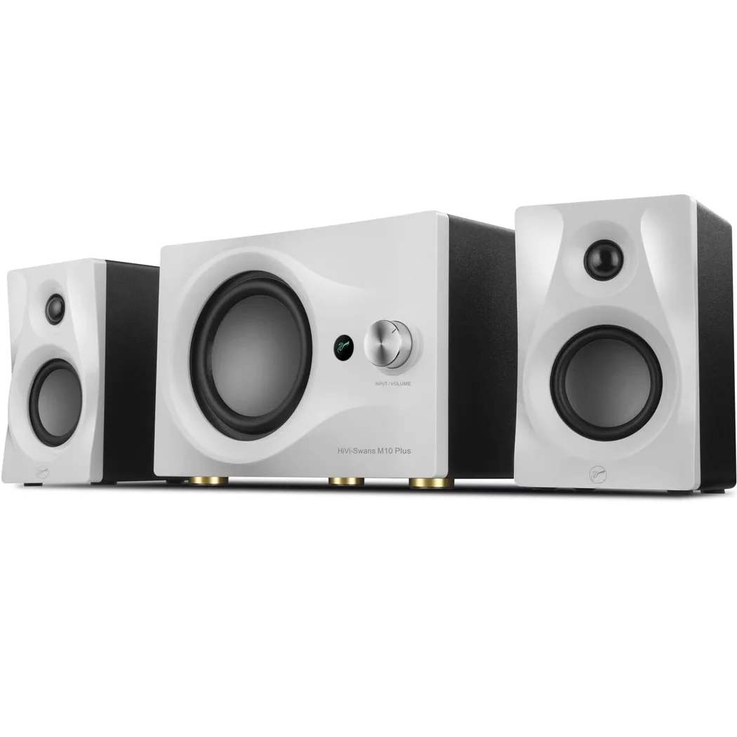 HiVi Swans M10 Plus Wireless Bluetooth 2.1 Bookshelf Speaker System