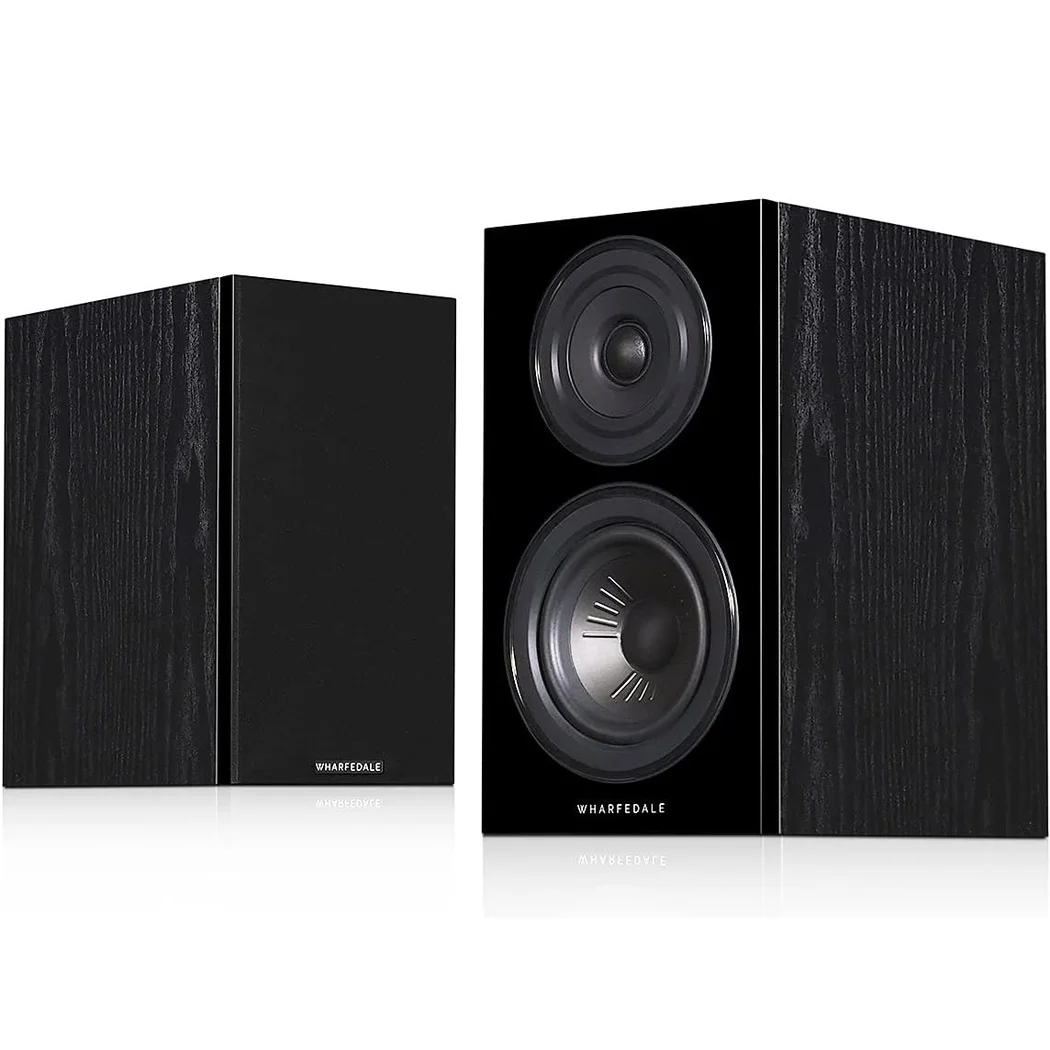 Wharfedale Diamond 12.0 2-Way Passive Desktop Bookshelf Speakers - Walnut Pearl
