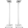 Kanto ST34 (Matte White) Floor Stands with MDF Base