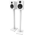 Kanto ST34 (Matte White) Floor Stands with MDF Base