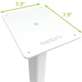 Kanto ST34 (Matte White) Floor Stands with MDF Base